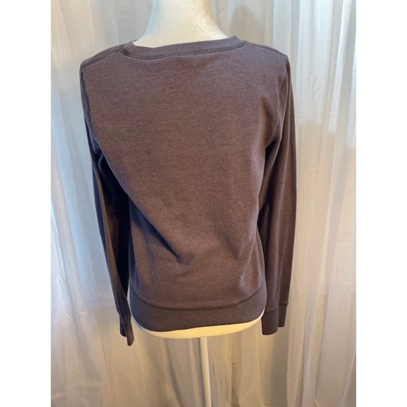 Pink by‎ Victoria's Secret Size Small Sweatshirt Heather Gray Love Pink - Picture 3 of 4